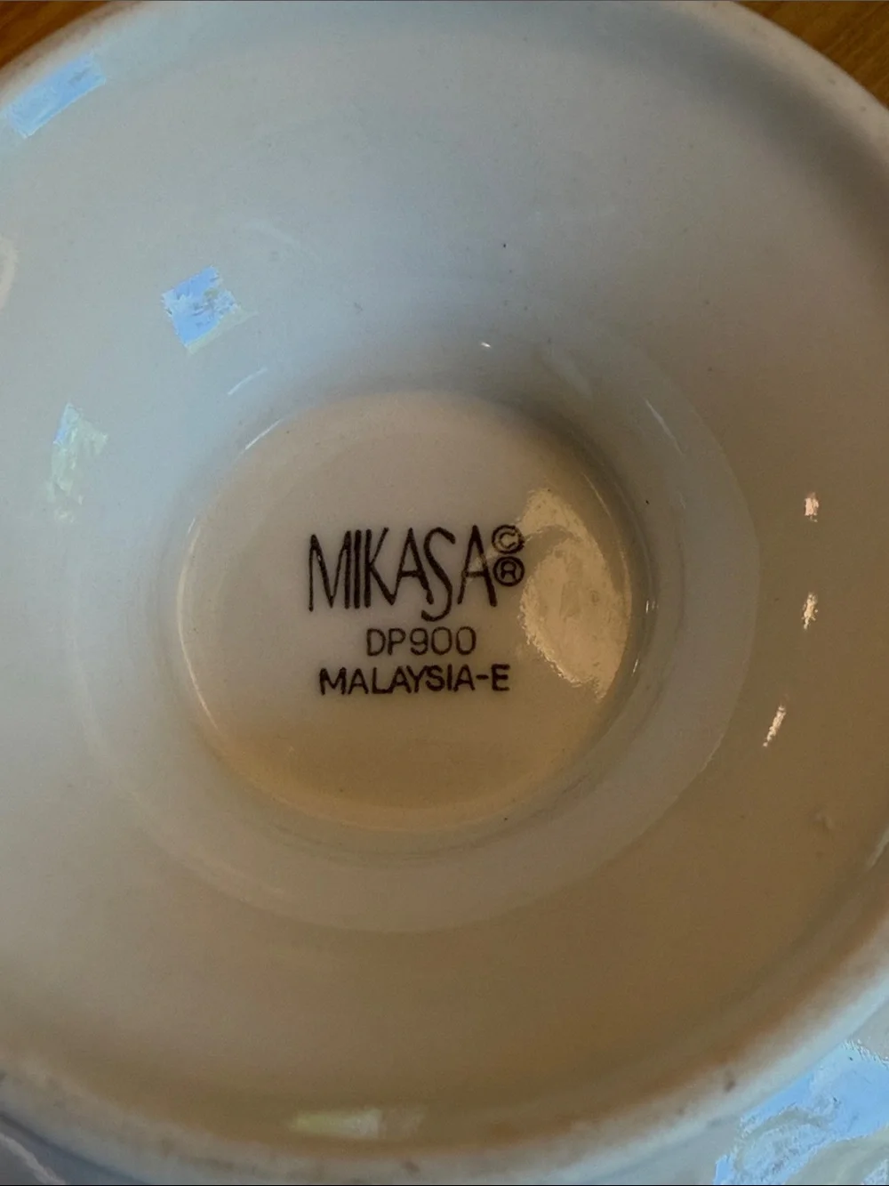 Mikasa English Countryside White Snack Bowl/Dip Or Sherbet